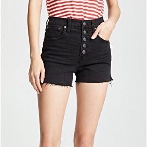 Madewell high waisted mini shorts